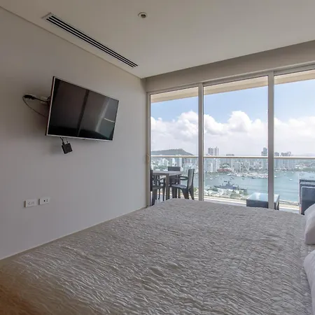 Apartment En Edificio H2 Bocagrande Cerca Al Mar *